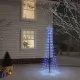 Коледна елха с шип, синя, 108 LED, 180 см