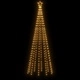 Коледна елха с шип, топло бяло, 310 LED, 300 см