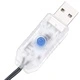 Коледна елха с шип, топло бяло, 310 LED, 300 см