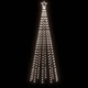 Коледна елха с шип, студено бяло, 310 LED, 300 см