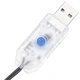 Коледна елха с шип, многоцветна, 310 LED, 300 см