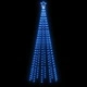 Коледна елха с шип, синя, 310 LED, 300 см
