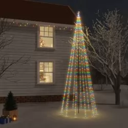 Коледна елха с шип, многоцветна, 732 LED, 500 см