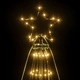 Коледна елха с шип, топло бяло, 1134 LED, 800 см