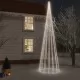Коледна елха с шип, студено бяло, 1134 LED, 800 см