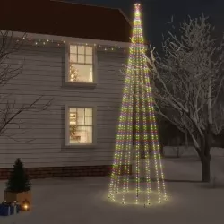 Коледна елха с шип, многоцветна, 1134 LED, 800 см