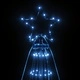 Коледна елха с шип, синя, 1134 LED, 800 см