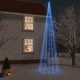 Коледна елха с шип, синя, 1134 LED, 800 см