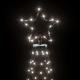Коледна елха с шип, студено бяло, 200 LED, 180 см