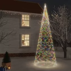 Коледна елха с шип, многоцветна, 3000 LED, 800 см