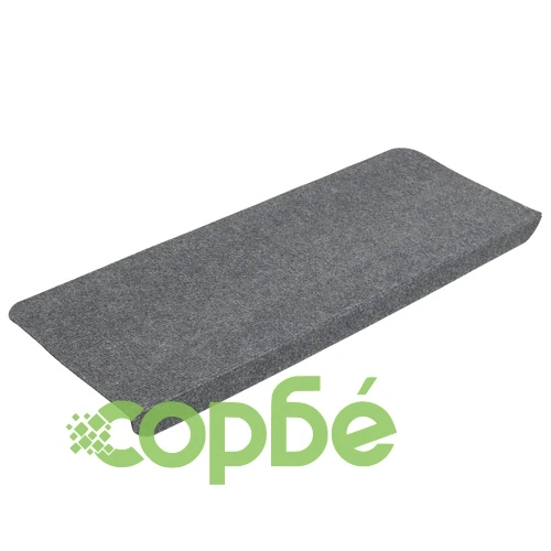 Самозалепващи стелки за стълби, 15 бр, 65x24,5x3,5 см, сиви ➤ топ цена ➤ sorbe.bg