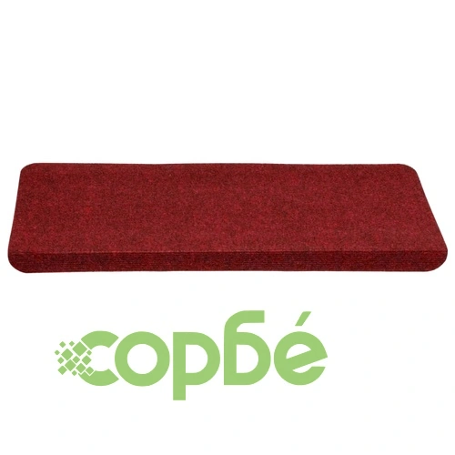 Самозалепващи стелки за стълби, 15 бр, 65x24,5x3,5 см, червени ➤ топ цена ➤ sorbe.bg