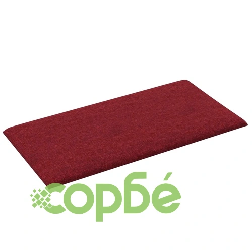 Стенни панели, 12 бр, виненочервени, 30x15 см, плат, 0,54 м² ➤ топ цена ➤ sorbe.bg