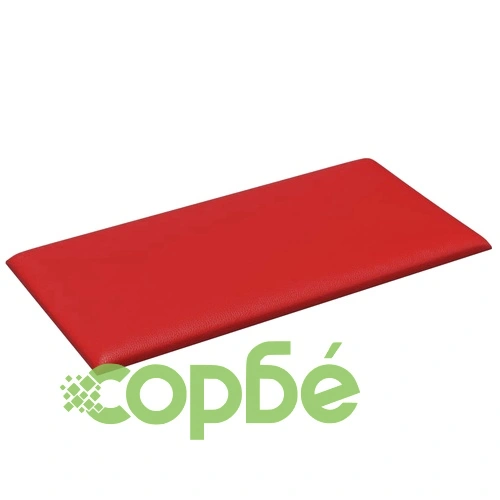 Стенни панели 12 бр червени 30x15 см изкуствена кожа 0,54 кв.м. ➤ топ цена ➤ sorbe.bg