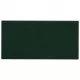 Стенни панели, 12 бр, тъмнозелени, 30x15 см, кадифе, 0,54 кв.м.