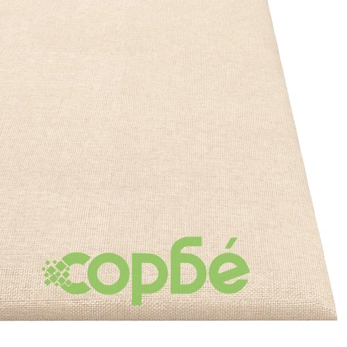 Стенни панели, 12 бр, кремави, 30x30 см, кадифе, 1,08 м² ➤ топ цена ➤ sorbe.bg