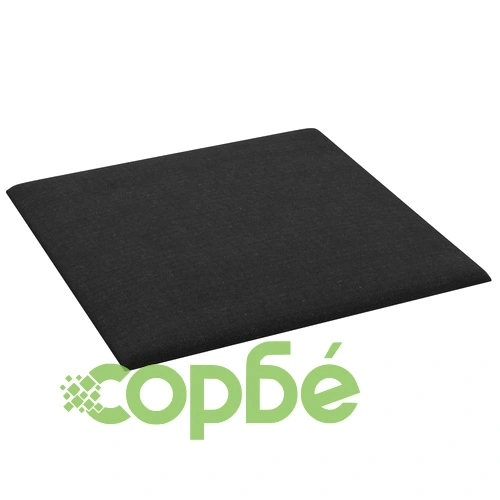 Стенни панели, 12 бр, черни, 30x30 см, плат, 1,08 м² ➤ топ цена ➤ sorbe.bg