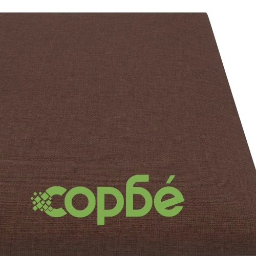 Стенни панели, 12 бр, кафяви, 60x15 см, плат, 1,08 м² ➤ топ цена ➤ sorbe.bg