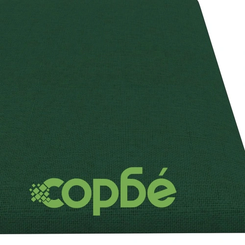 Стенни панели, 12 бр, тъмнозелени, 60x15 см, плат, 1,08 кв.м. ➤ топ цена ➤ sorbe.bg