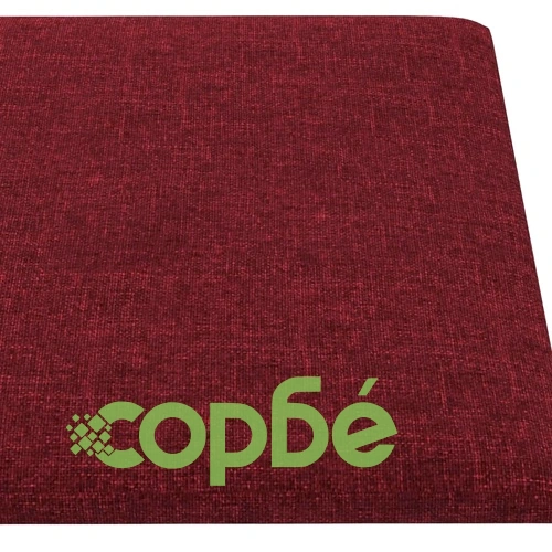 Стенни панели, 12 бр, виненочервени, 60x30 см, плат, 2,16 м² ➤ топ цена ➤ sorbe.bg