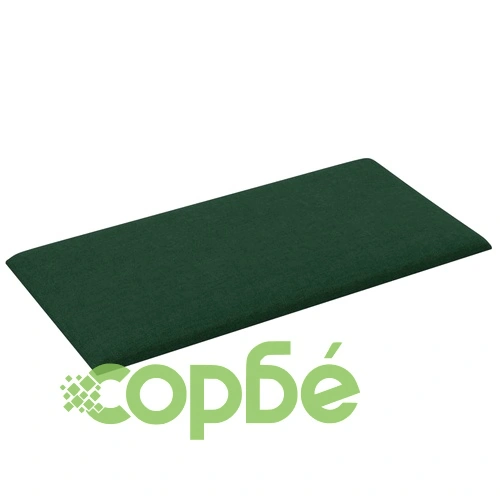 Стенни панели, 12 бр, тъмнозелени, 60x30 см, плат, 2,16 кв.м. ➤ топ цена ➤ sorbe.bg