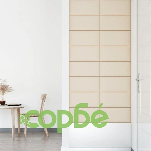 Стенни панели 12 бр кремави 60x30 см изкуствена кожа 2,16 кв.м. ➤ топ цена ➤ sorbe.bg