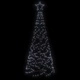 Коледна елха конус, студено бяло, 200 LED, 70x180 см