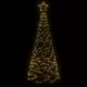 Коледна елха конус, топло бяло, 200 LED, 70x180 см
