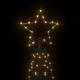 Коледна елха конус, топло бяло, 200 LED, 70x180 см
