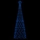 Коледна елха конус, синя, 500 LED, 100x300 см