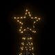Коледна елха конус, топло бяло, 500 LED, 100x300 см