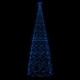 Коледна елха конус, синя, 1400 LED, 160x500 см