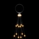 Коледна елха на флагщок, топло бяло, 108 LED, 180 см