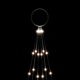 Коледна елха на флагщок, студено бяло, 108 LED, 180 см