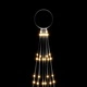 Коледна елха на флагщок, топло бяло, 310 LED, 300 см