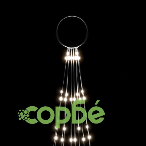 Коледна елха на флагщок, студено бяло, 310 LED, 300 см ➤ топ цена ➤ sorbe.bg