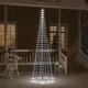Коледна елха на флагщок, студено бяло, 310 LED, 300 см