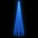 Коледна елха на флагщок, синьо, 310 LED, 300 см