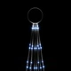 Коледна елха на флагщок, синьо, 310 LED, 300 см