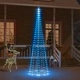 Коледна елха на флагщок, синьо, 310 LED, 300 см