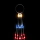 Коледна елха на флагщок, цветно, 310 LED, 300 см