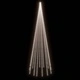 Коледна елха на флагщок, студено бяло, 732 LED, 500 см