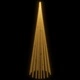 Коледна елха на флагщок, топло бяло, 1134 LED, 800 см