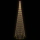Коледна елха на флагщок, цветно, 1134 LED, 800 см