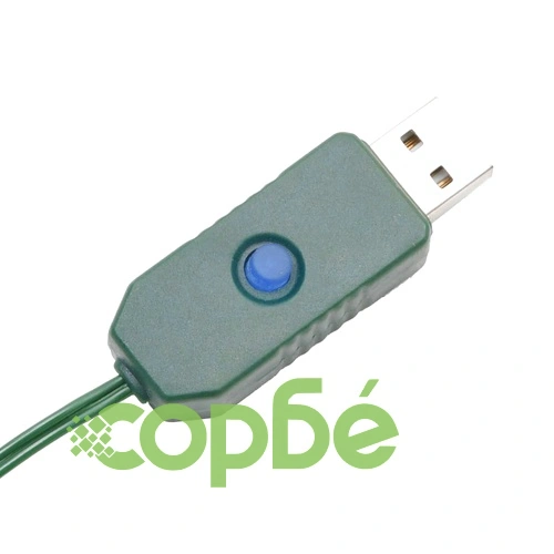 Коледна елха на флагщок, топло бяло, 200 LED, 180 см ➤ топ цена ➤ sorbe.bg