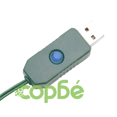 Коледна елха на флагщок, студено бяло, 200 LED, 180 см ➤ топ цена ➤ sorbe.bg