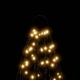 Коледна елха на флагщок, топло бяло, 500 LED, 300 см