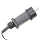 Коледна елха на флагщок, топло бяло, 500 LED, 300 см