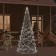Коледна елха на флагщок, студено бяло, 500 LED, 300 см