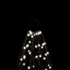 Коледна елха на флагщок, студено бяло, 1400 LED, 500 см